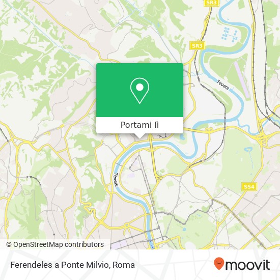 Mappa Ferendeles a Ponte Milvio