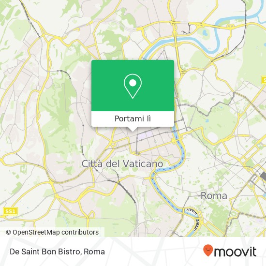 Mappa De Saint Bon Bistro