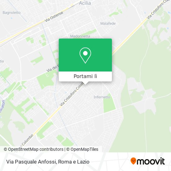 Mappa Via Pasquale Anfossi