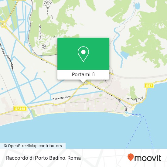 Mappa Raccordo di Porto Badino