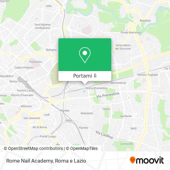 Mappa Rome Nail Academy