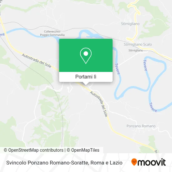 Mappa Svincolo Ponzano Romano-Soratte