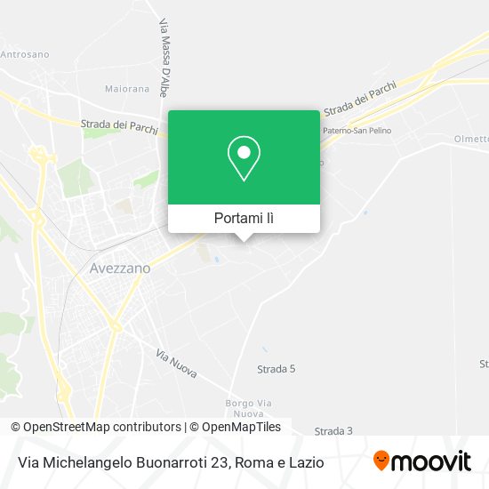 Mappa Via Michelangelo Buonarroti 23