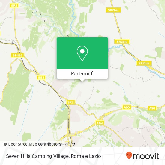 Mappa Seven Hills Camping Village