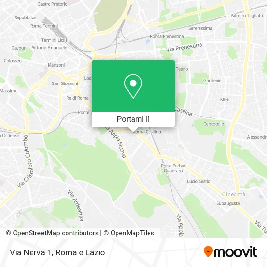 Mappa Via Nerva 1