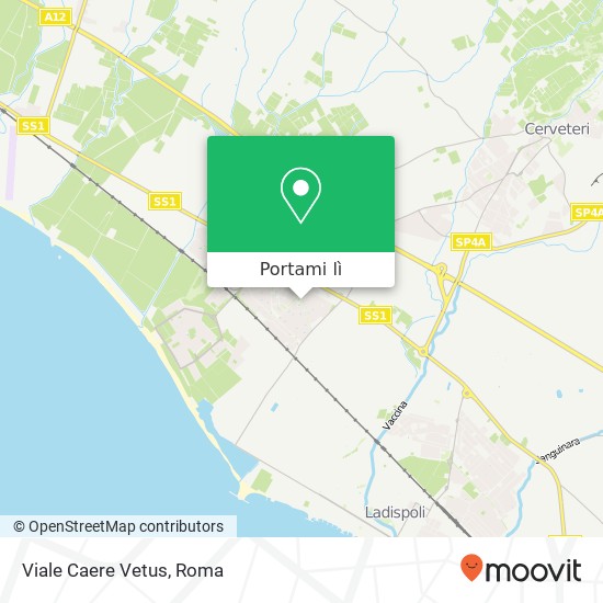 Mappa Viale Caere Vetus