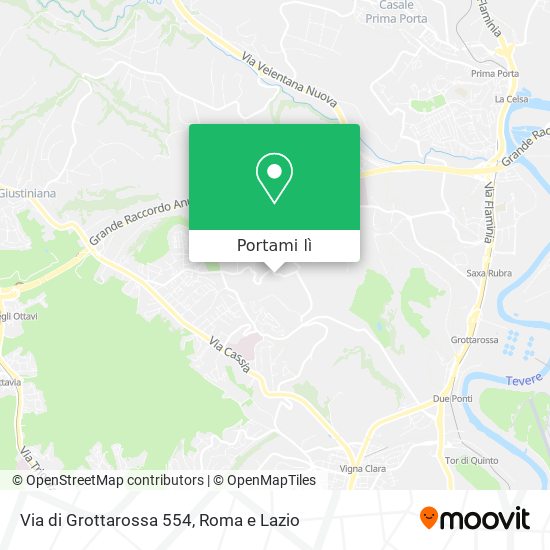 Mappa Via di Grottarossa 554