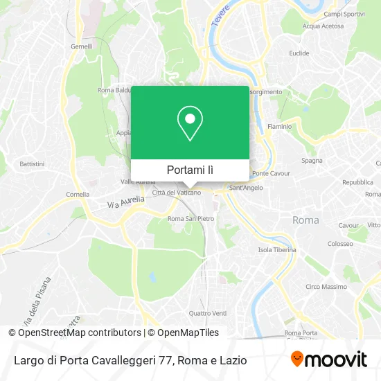 Mappa Largo di Porta Cavalleggeri 77