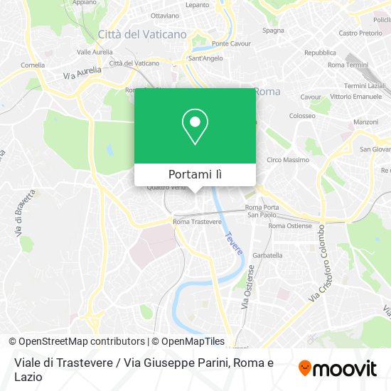 Mappa Viale di Trastevere / Via Giuseppe Parini