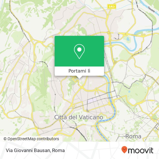 Mappa Via Giovanni Bausan