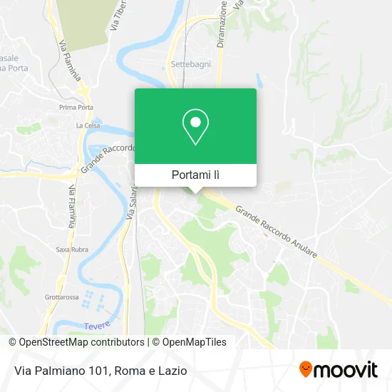 Mappa Via Palmiano 101