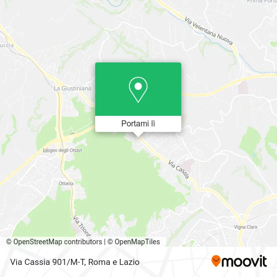 Mappa Via Cassia 901/M-T