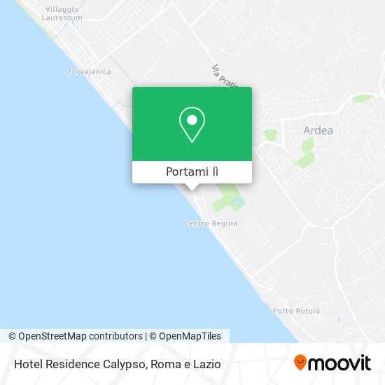 Mappa Hotel Residence Calypso
