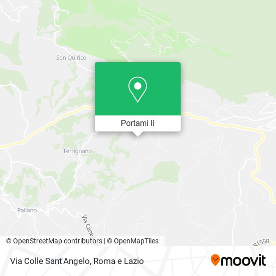 Mappa Via Colle Sant'Angelo
