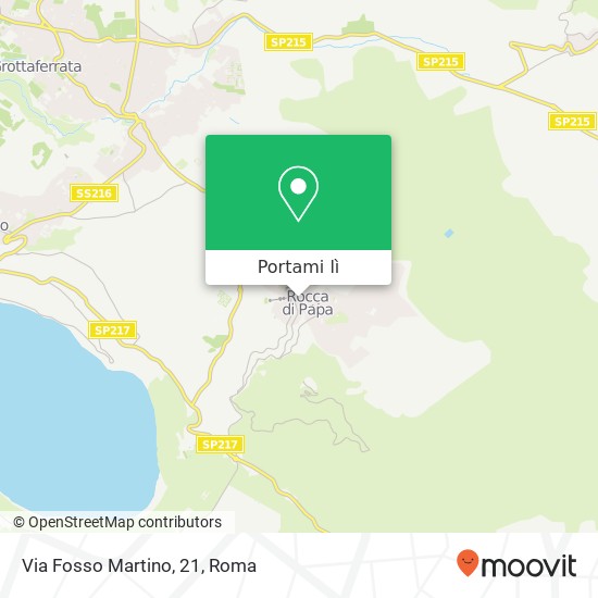 Mappa Via Fosso Martino, 21