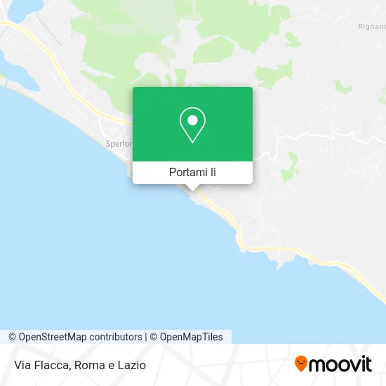 Mappa Via Flacca