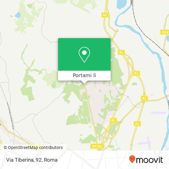 Mappa Via Tiberina, 92