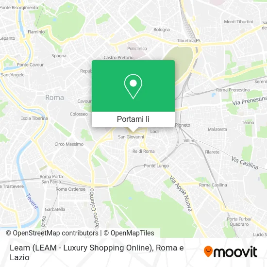 Mappa Leam (LEAM - Luxury Shopping Online)