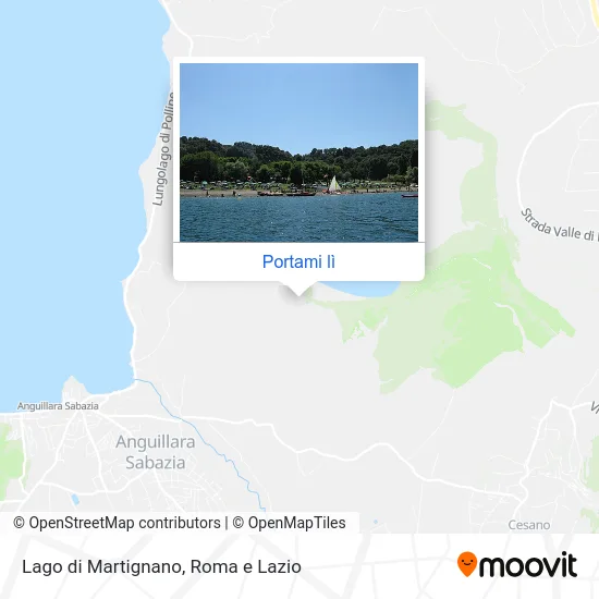 Mappa Lago di Martignano