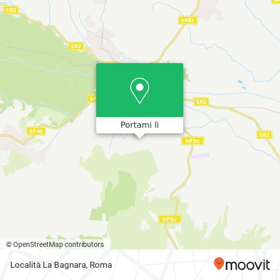 Mappa Località La Bagnara