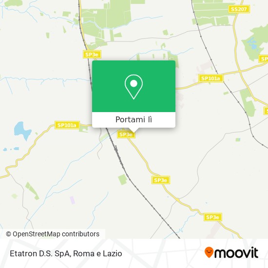 Mappa Etatron D.S. SpA