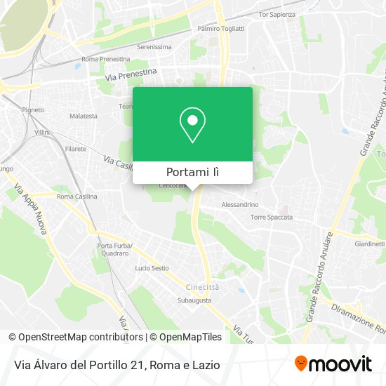 Mappa Via Álvaro del Portillo 21