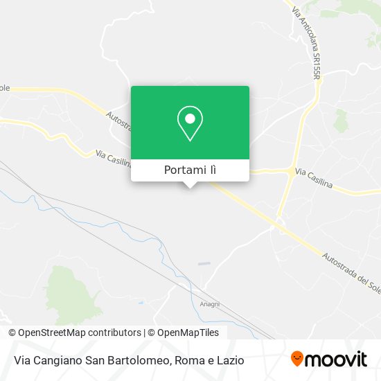 Mappa Via Cangiano San Bartolomeo