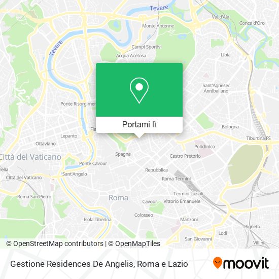 Mappa Gestione Residences De Angelis