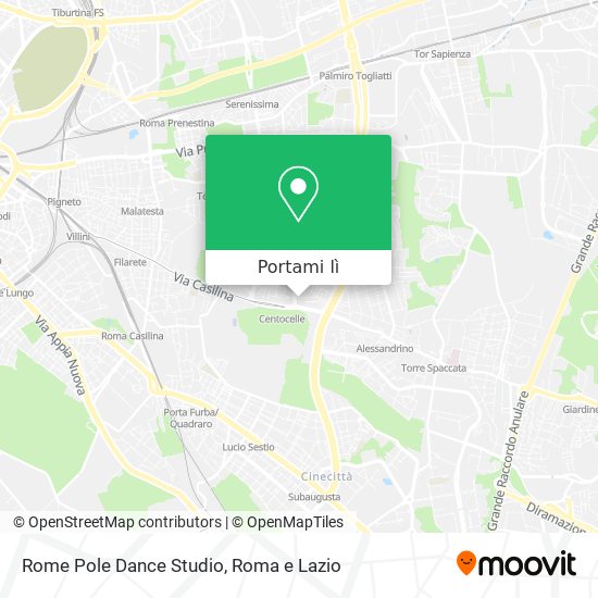 Mappa Rome Pole Dance Studio