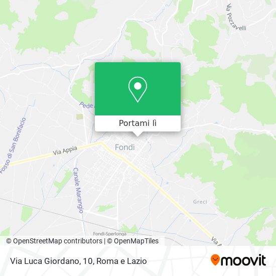 Mappa Via Luca Giordano, 10