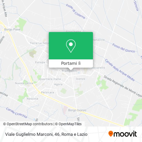 Mappa Viale Guglielmo Marconi, 46
