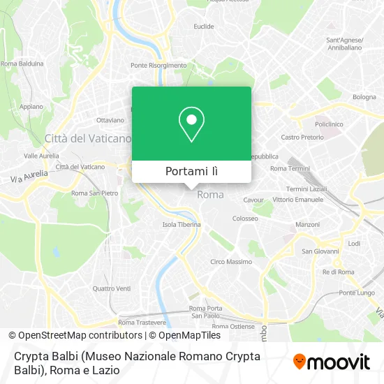 Mappa Crypta Balbi (Museo Nazionale Romano Crypta Balbi)