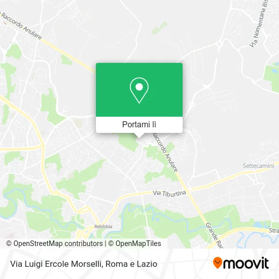 Mappa Via Luigi Ercole Morselli