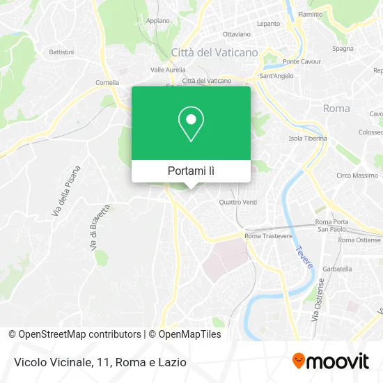 Mappa Vicolo Vicinale, 11