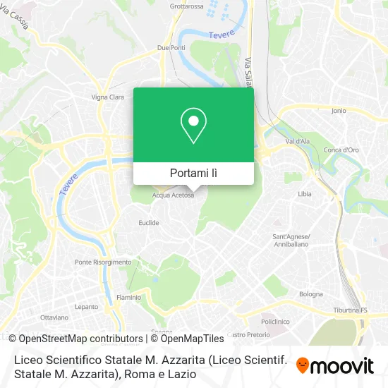 Mappa Liceo Scientifico Statale M. Azzarita