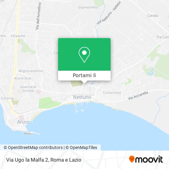 Mappa Via Ugo la Malfa 2