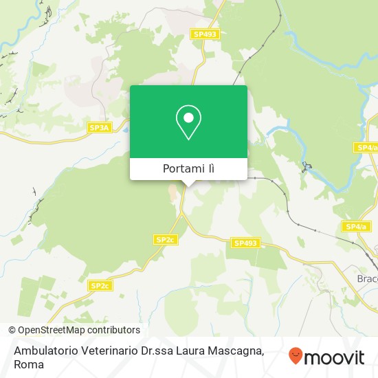 Mappa Ambulatorio Veterinario Dr.ssa Laura Mascagna