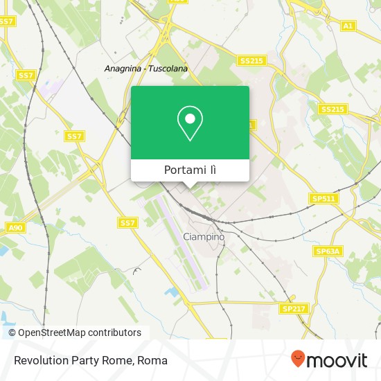 Mappa Revolution Party Rome