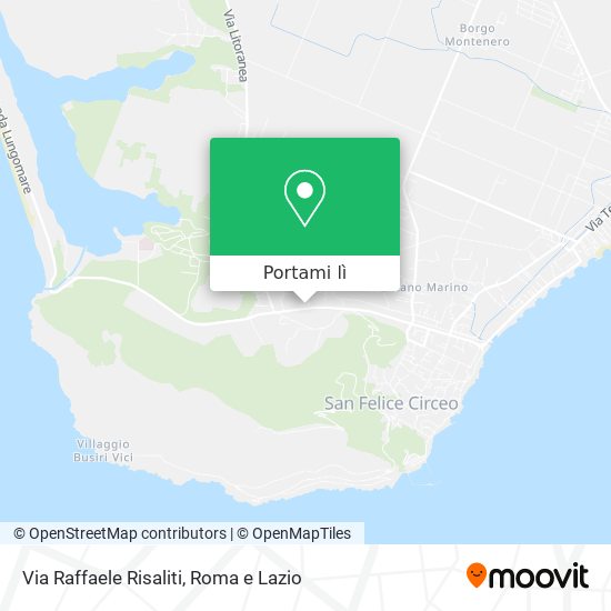 Mappa Via Raffaele Risaliti