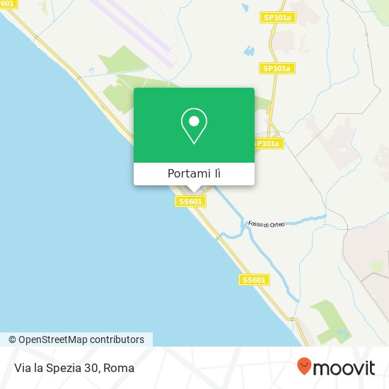 Mappa Via la Spezia 30