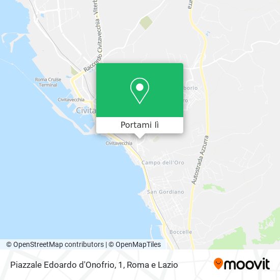 Mappa Piazzale Edoardo d'Onofrio, 1
