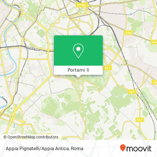 Mappa Appia Pignatelli/Appia Antica