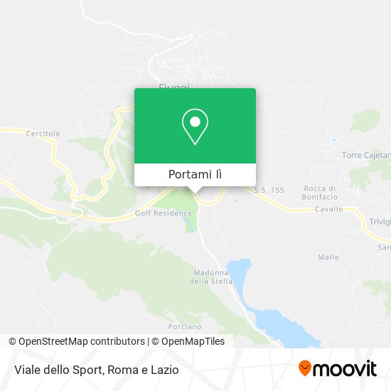 Mappa Viale dello Sport