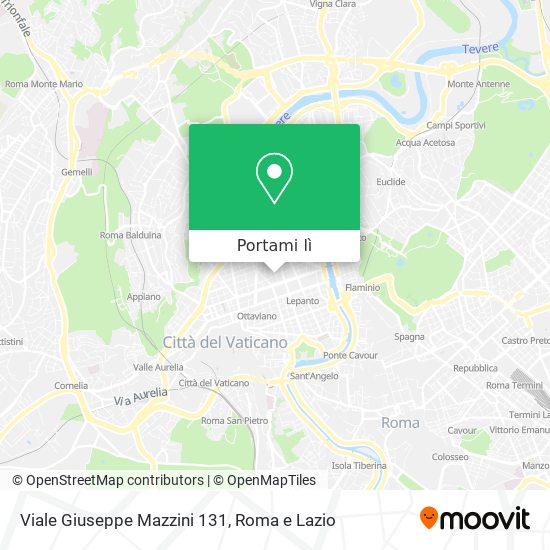 Mappa Viale Giuseppe Mazzini 131