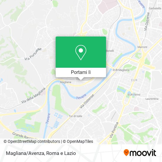 Mappa Magliana/Avenza