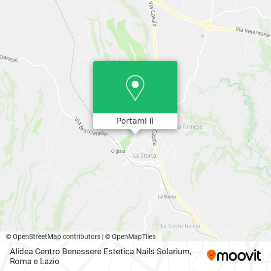 Mappa Alidea Centro Benessere Estetica Nails Solarium