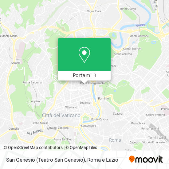 Mappa San Genesio (Teatro San Genesio)