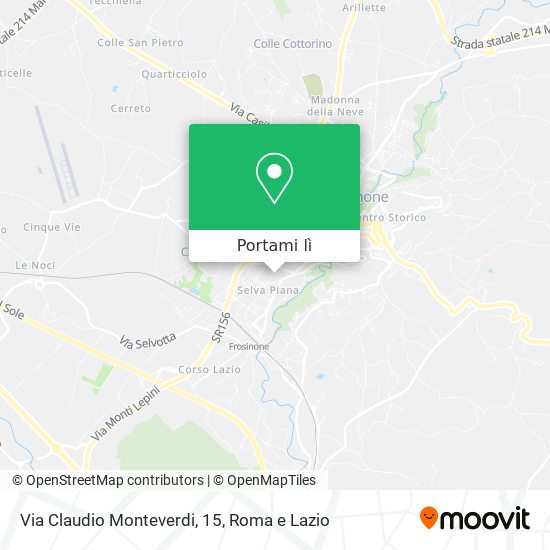 Mappa Via Claudio Monteverdi, 15