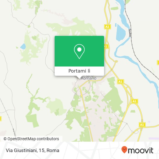 Mappa Via Giustiniani, 15