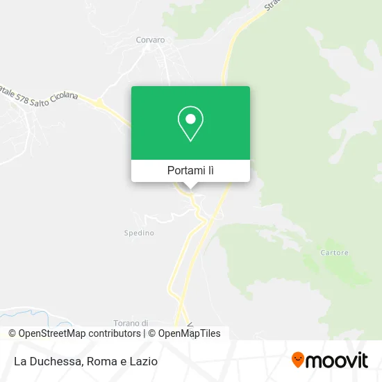 Mappa La Duchessa